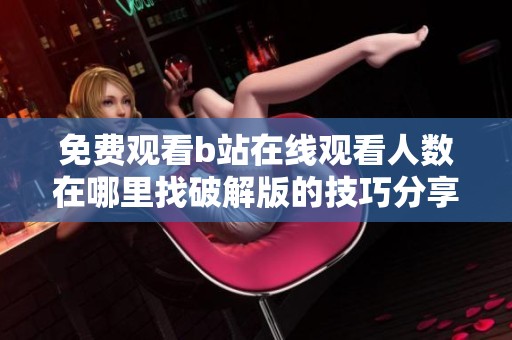 免费观看b站在线观看人数在哪里找破解版的技巧分享
