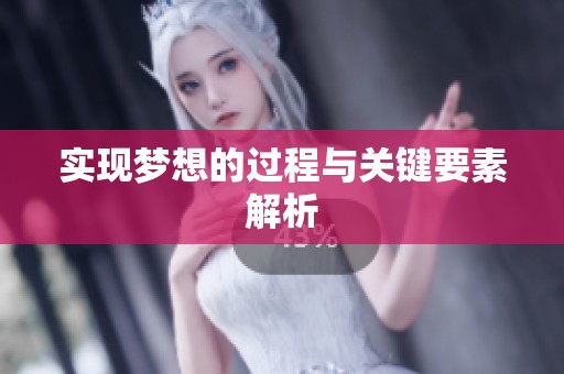 实现梦想的过程与关键要素解析