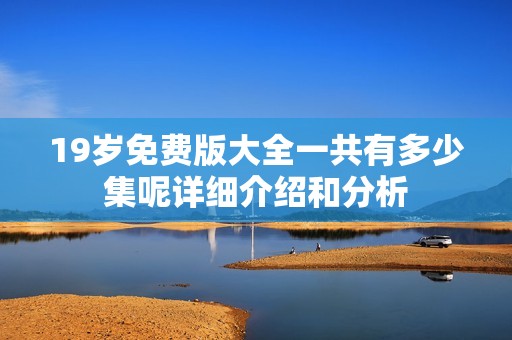 19岁免费版大全一共有多少集呢详细介绍和分析